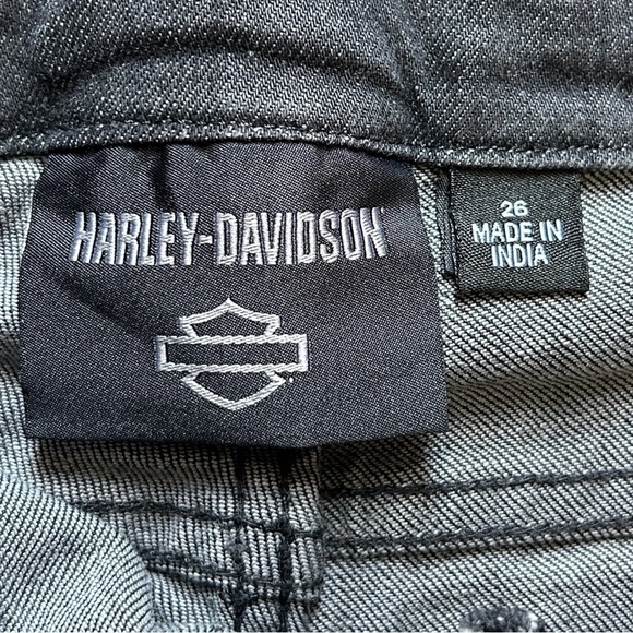 Harley Davidson Limited Edition Workwear Black Denim Overalls NWT Size 26 - Picture 4 of 13